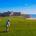 The Old Course Hole 18 tee box