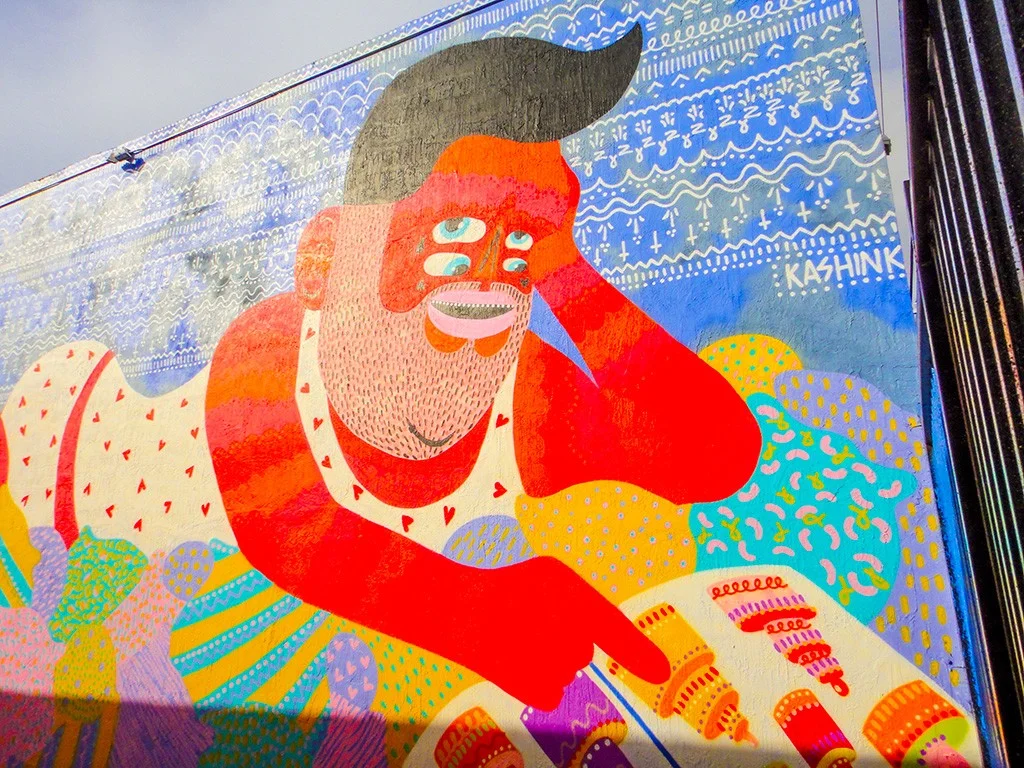 Painting by Kashink, Wynwood, Miami
