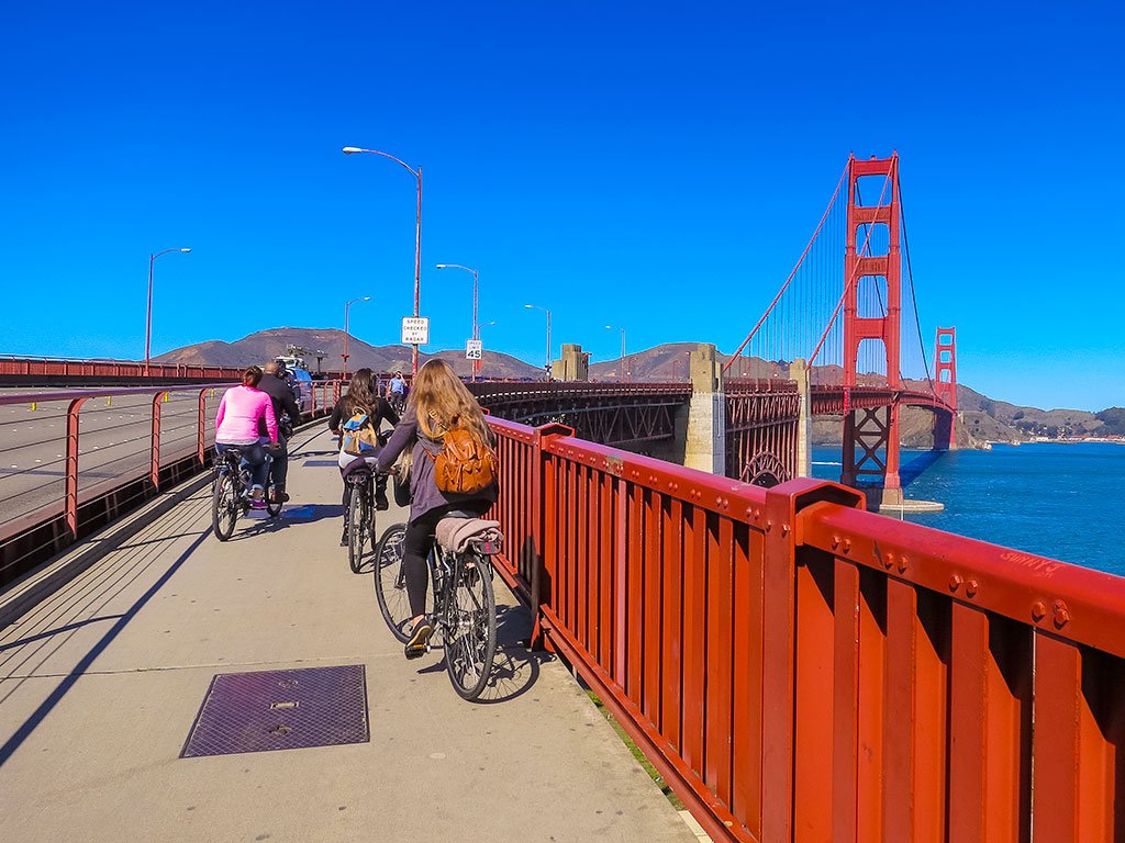 Cycling Golden Gate Bridge