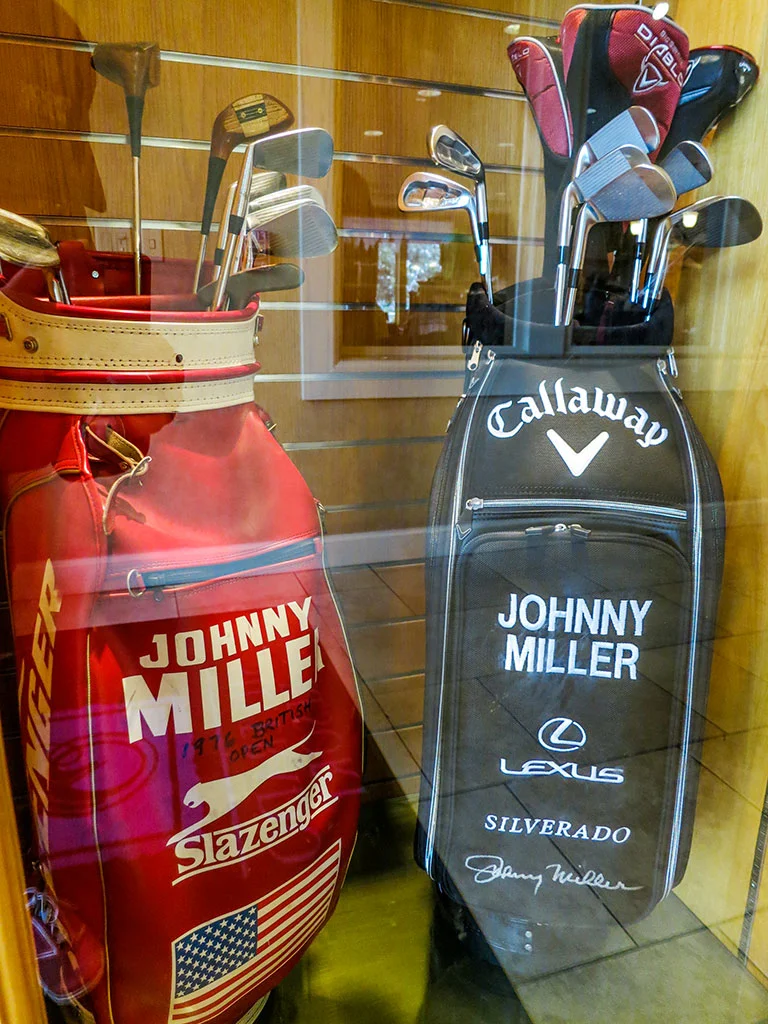 Johnny Miller's Golf Bags