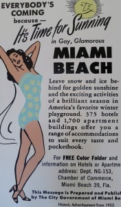 Historic Miami Beach advertisement