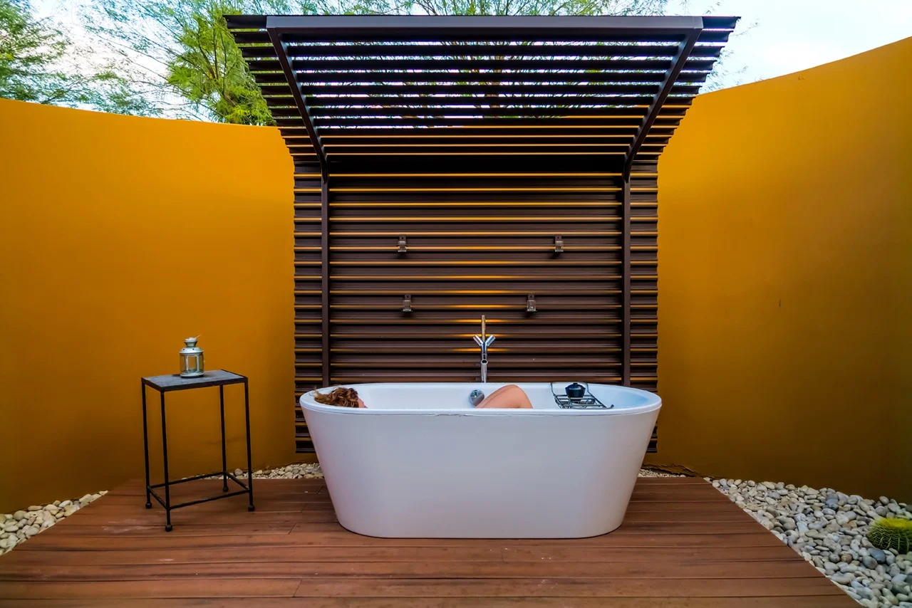 Oversized soaker tub at Sanctuary Resort & Spa