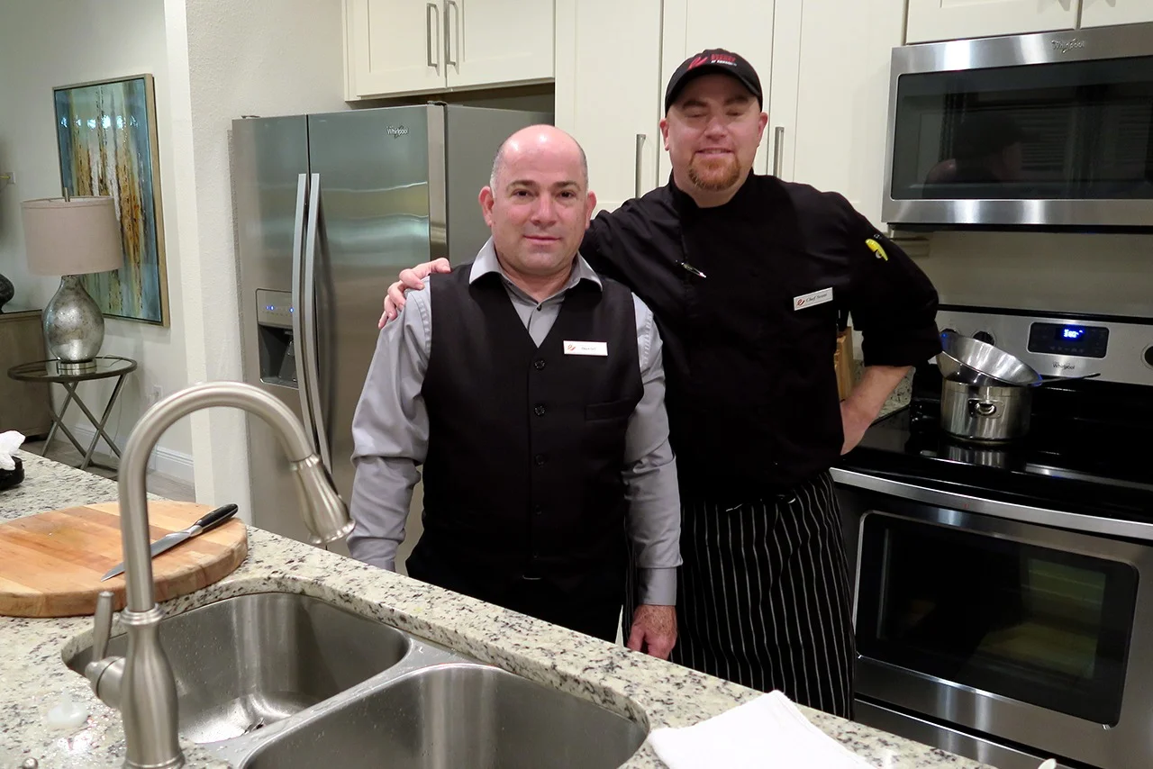 Chef Scott and Daniel at Encore Resort