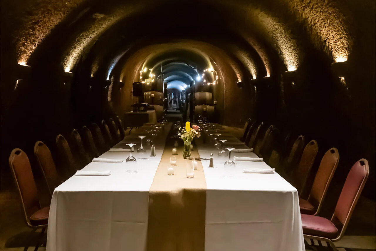 Underground Cave at Eberle Winery, Paso Robles

