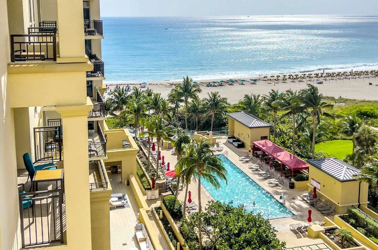 Marriott Palm Beach Balcony view