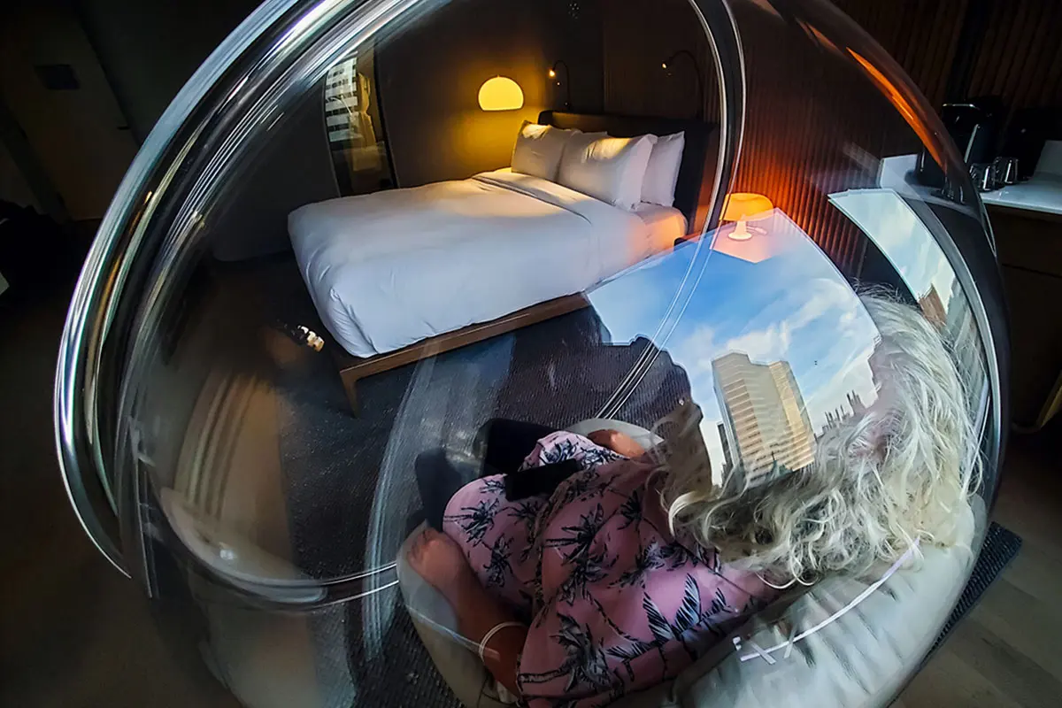 1960s Bubble Chair at Hotel Le Germain